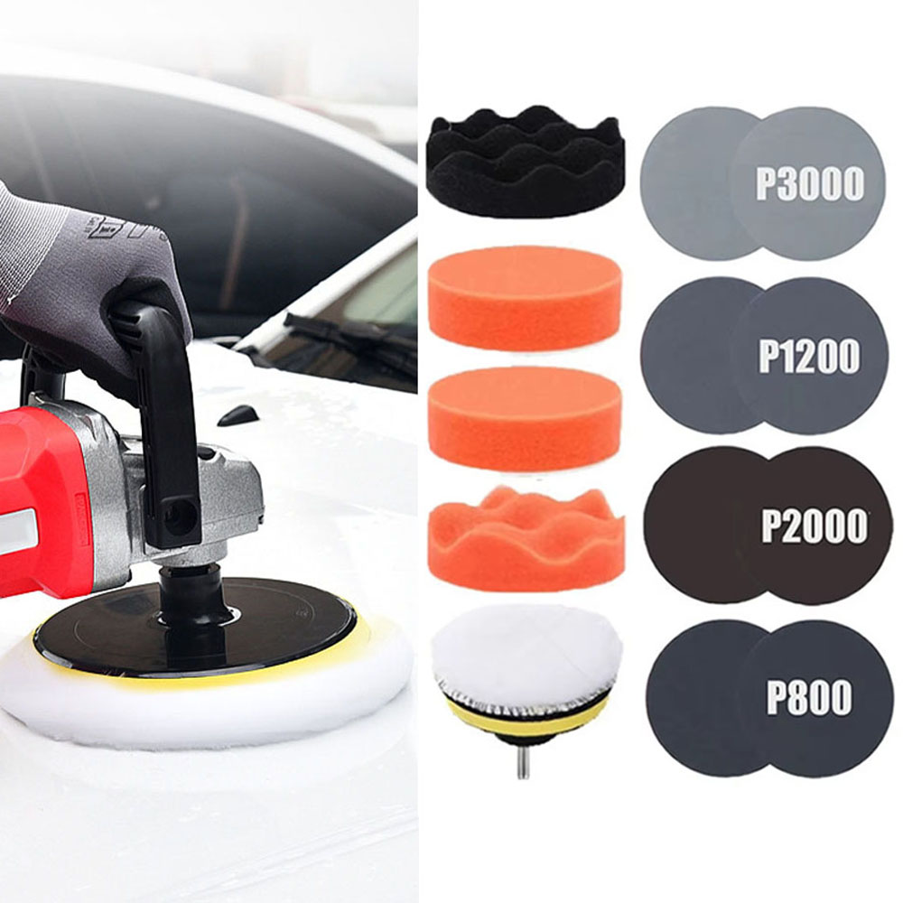 Car Wax Polishing Pad - Kit de polimento de esponja para