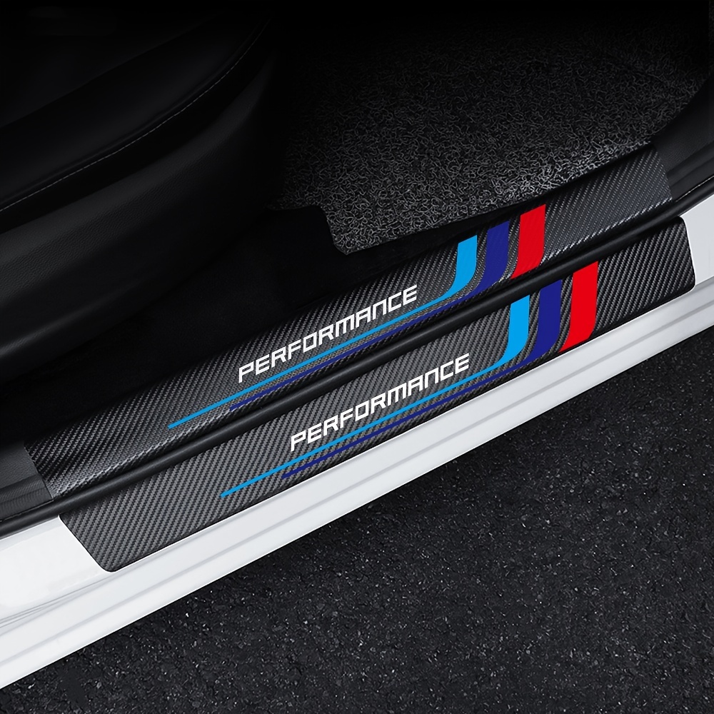 Car Accessories Nz - Carbon Fiber Sill Plate Adesivos para