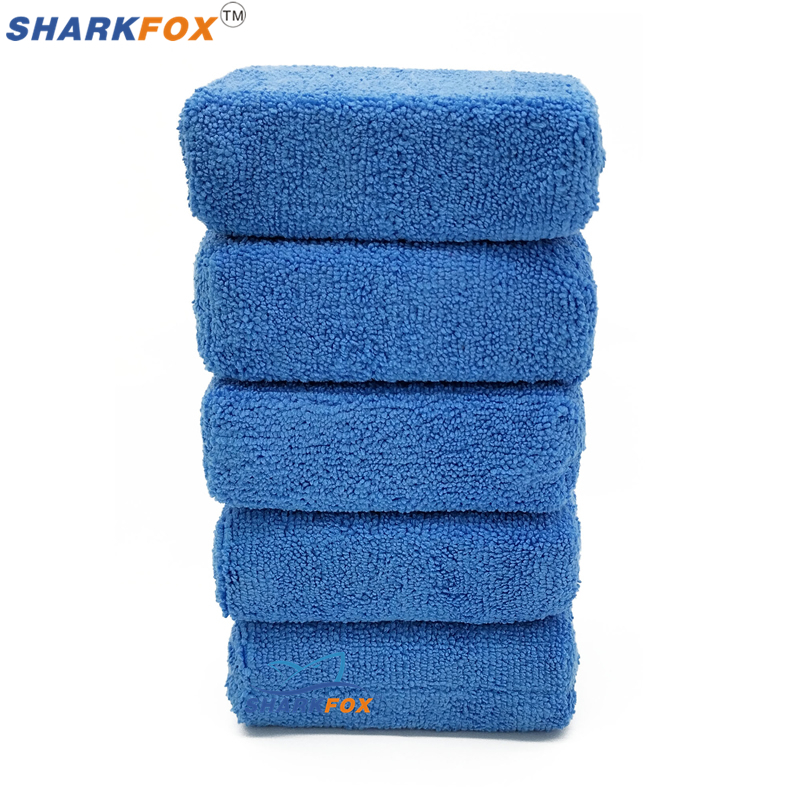 Car Wax Polishing Pad - Sharkfox 5 pçs/lote aplicadores retangulares de