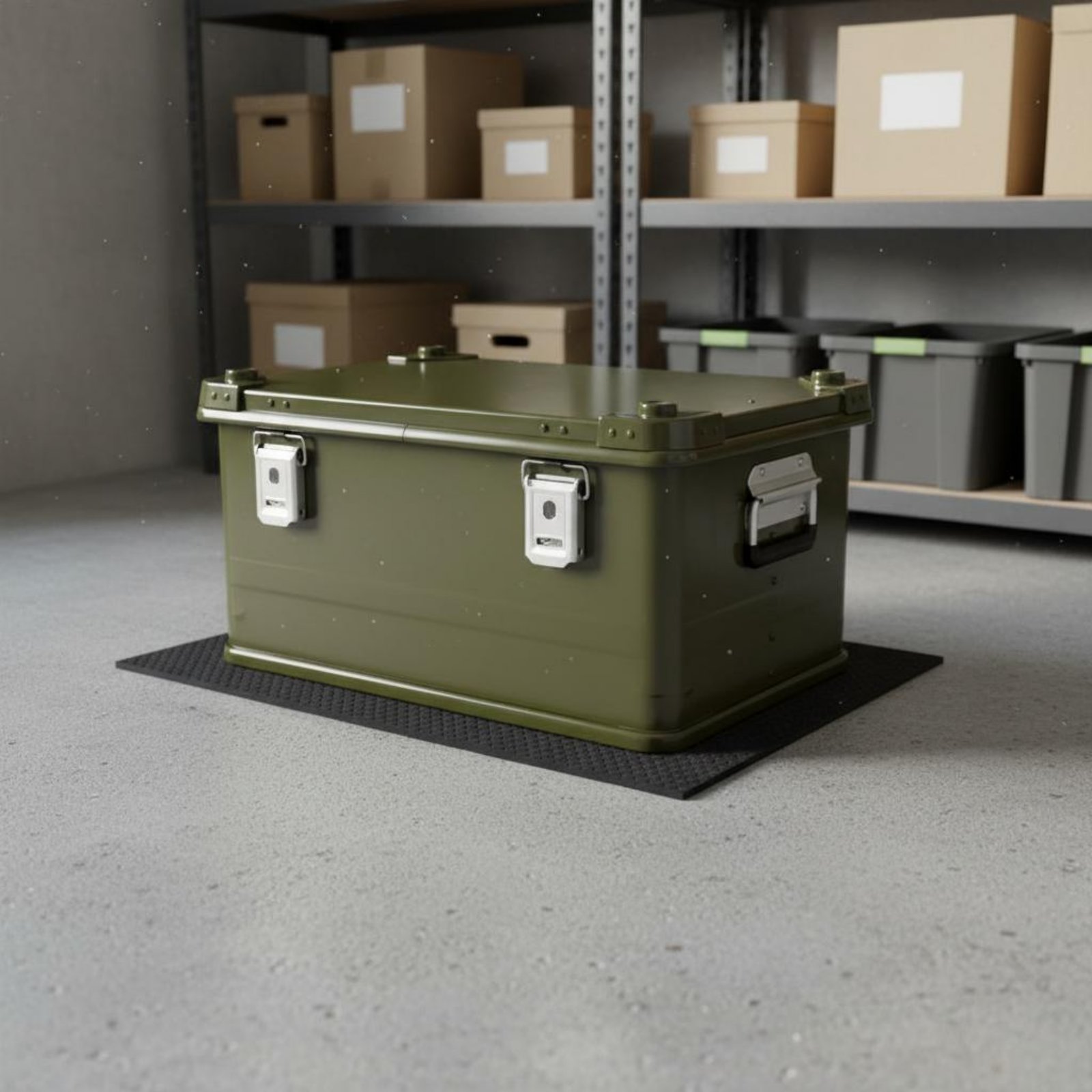 Car Trunk Organizer - Caixa de Armazenamento de Alumínio de