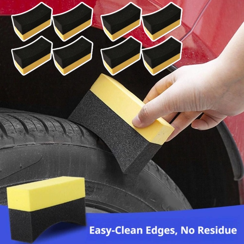 Car Wax Polishing Pad - Conjunto de 4 Escovas de Limpeza