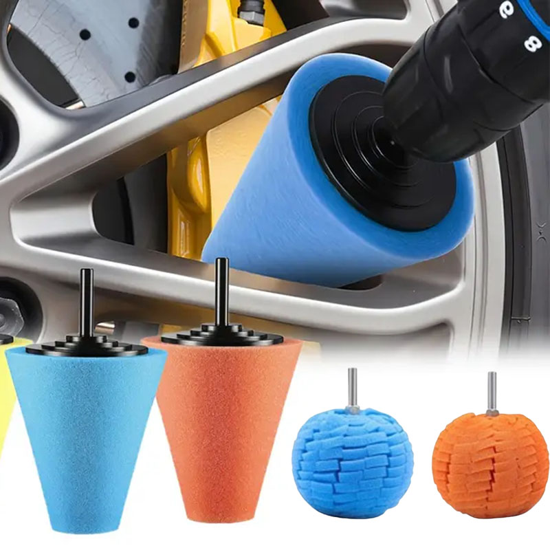 Car Wax Polishing Pad - Kit de almofada de esponja para