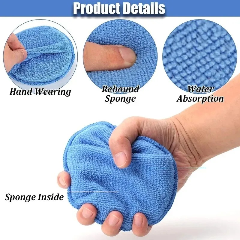 10 Peças de Esponjas Aplicador - Car Wax Polishing Pad avaliação e preço