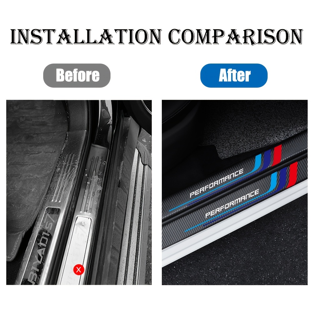 Carbon Fiber Sill Plate Adesiv - Car Accessories Nz avaliação e preço