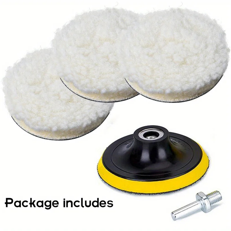 5 pçs 7/6/5/4/3 polegada carro - Car Wax Polishing Pad avaliação e preço