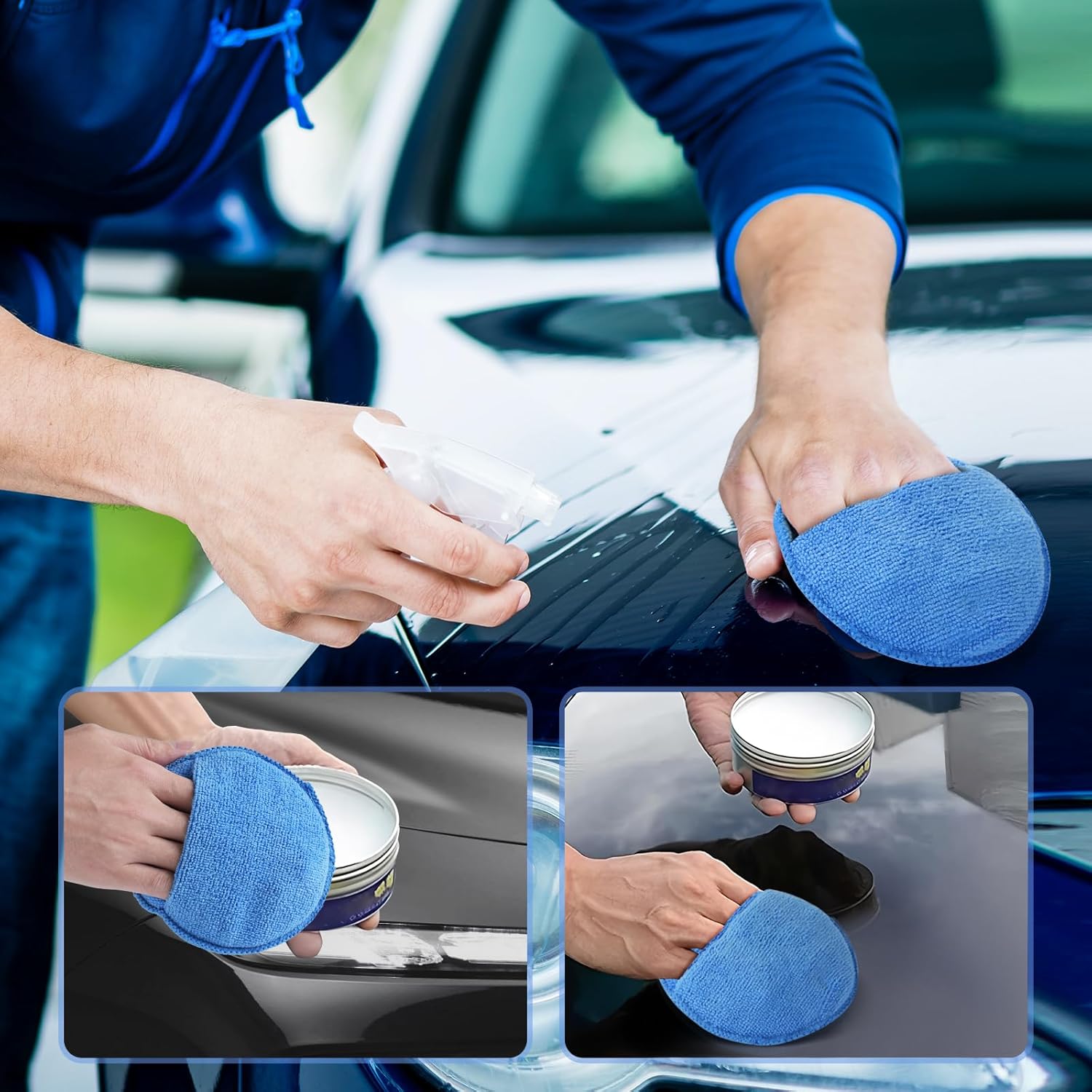 Esponja de Limpeza Automotiva, - Car Wax Polishing Pad avaliação e preço