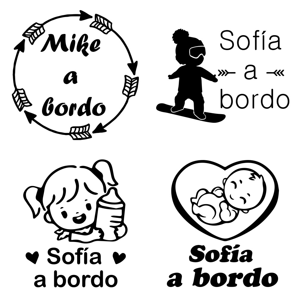 1pc vinil bebê a bordo colorid - Car Accessories Decoration avaliação e preço