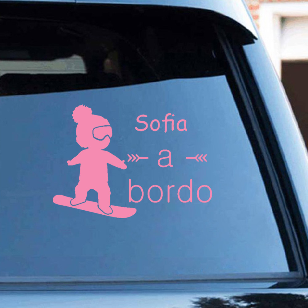 1pc vinil bebê a bordo colorid - Car Accessories Decoration avaliação e preço