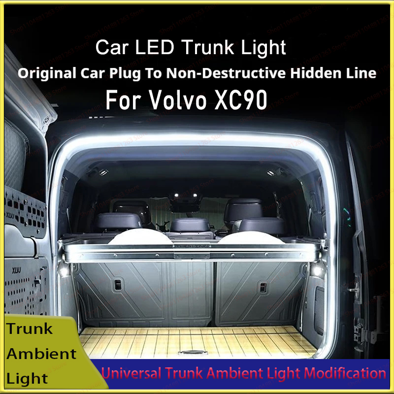 Iluminação do tronco do carro  - Volvo Car Accessories Xc90 avaliação e preço