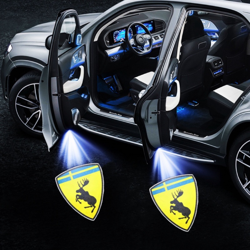 Carro led porta luzes de boas- - Volvo Car Accessories Xc90 avaliação e preço
