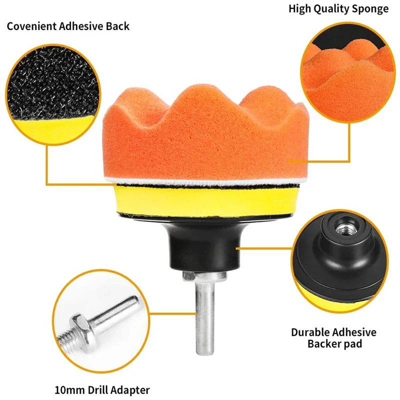 Kit de Esponjas para Polimento - Car Wax Polishing Pad avaliação e preço