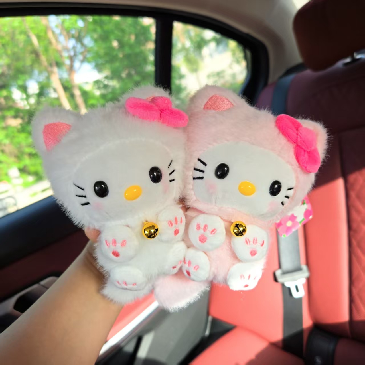 Pingente de Gato Kawaii HelloK - Car Accessories Decoration avaliação e preço