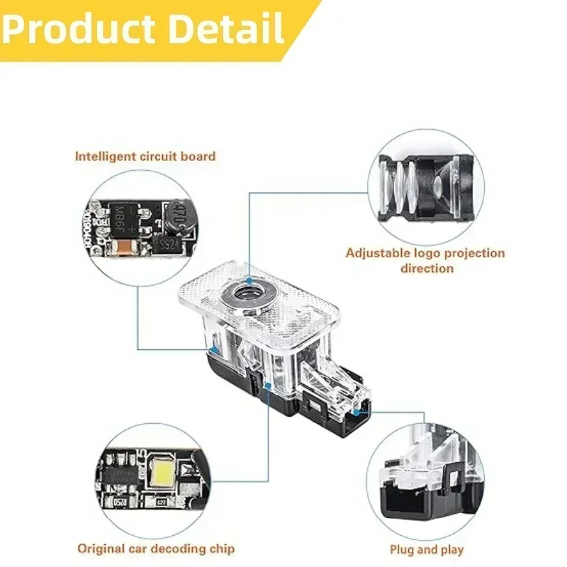 2 Peças Projetor de Logotipo d - Volvo Car Accessories Xc90 avaliação e preço